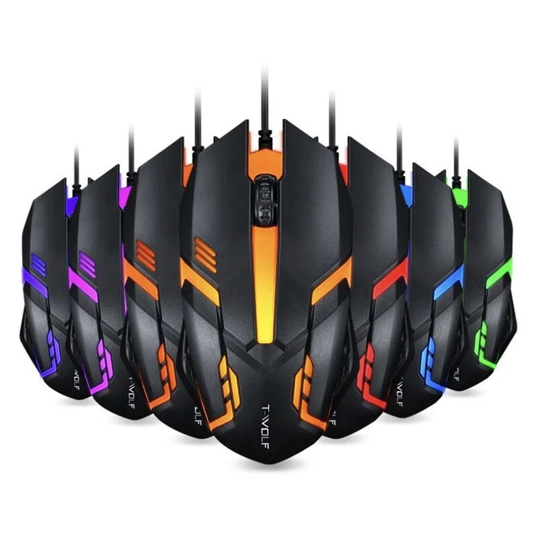 Mouse Alfa Usb Gamer, 3200dpi - led RGB