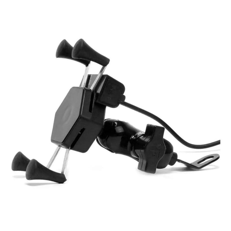 Suporte de celular para moto - com carregador USB